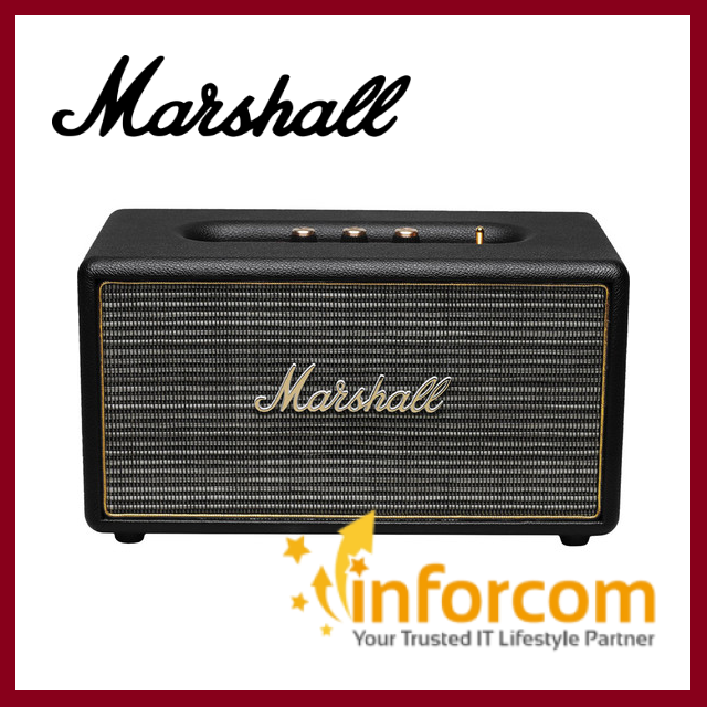【BEST BUY !!】Marshall Stanmore I Bluetooth Speaker System Black Color || See Other Choices : Marshall Acton II Stanmore 2 II Woburn 1 I Woburn II 【Note : This product is Showroom Display Demo Unit, Go